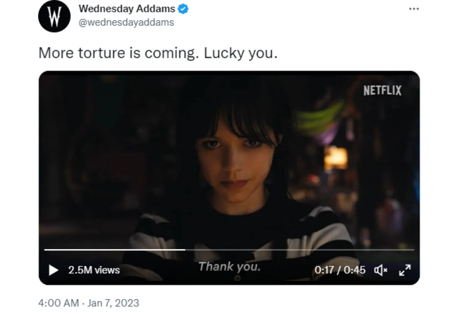 wednesday-season-2-tweet