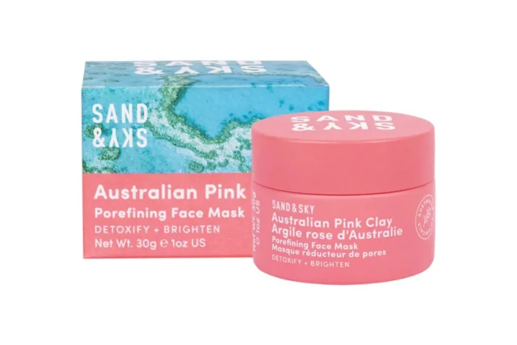 pink-clay-mask-sand-and-sky