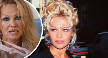 Pamela Anderson’s signature updo is achieved with underwear!