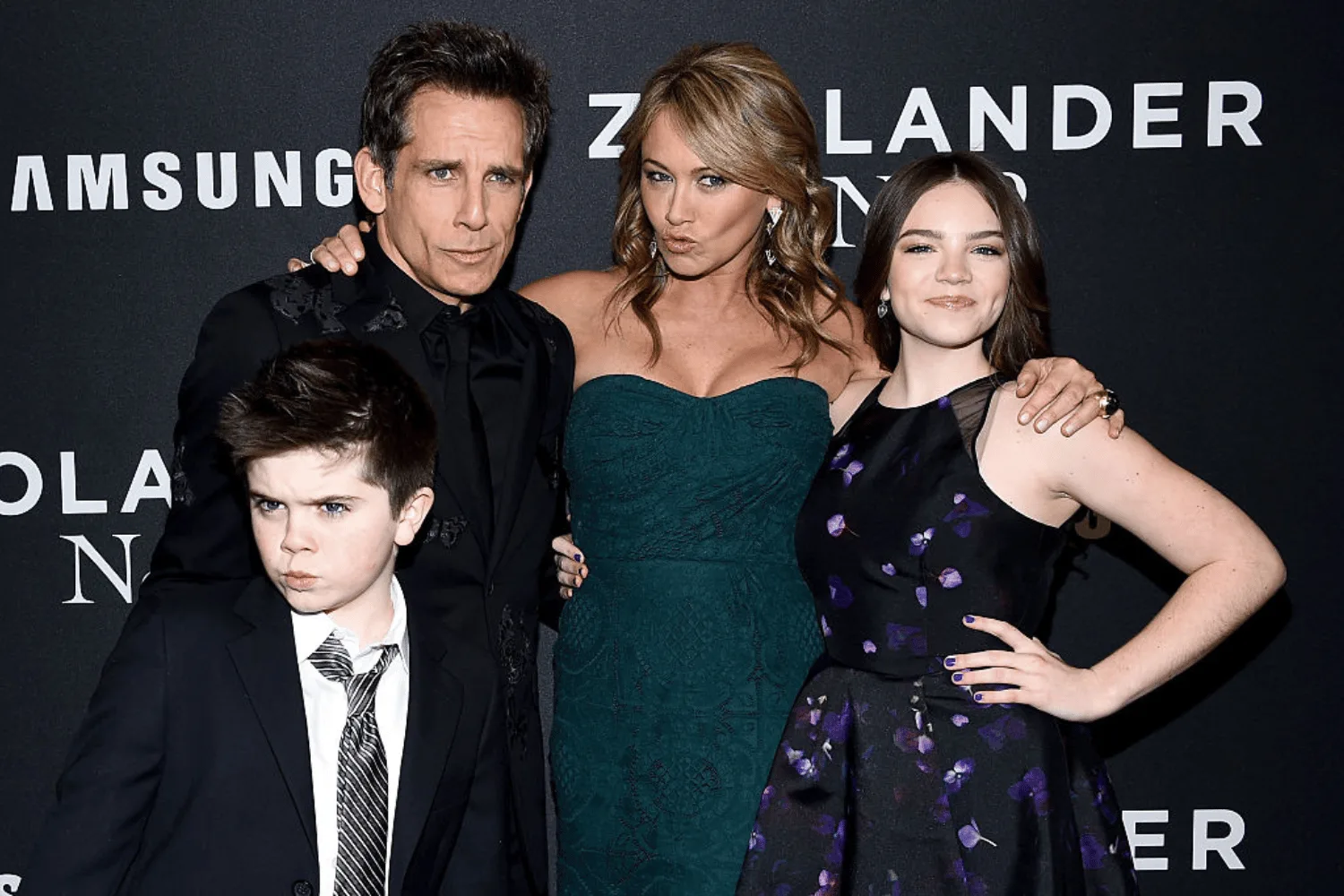 Ben Stiller and Christine Taylor