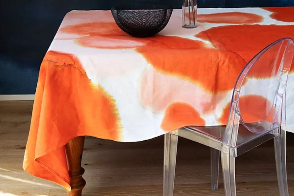 shibori-tangerine-tablecloth