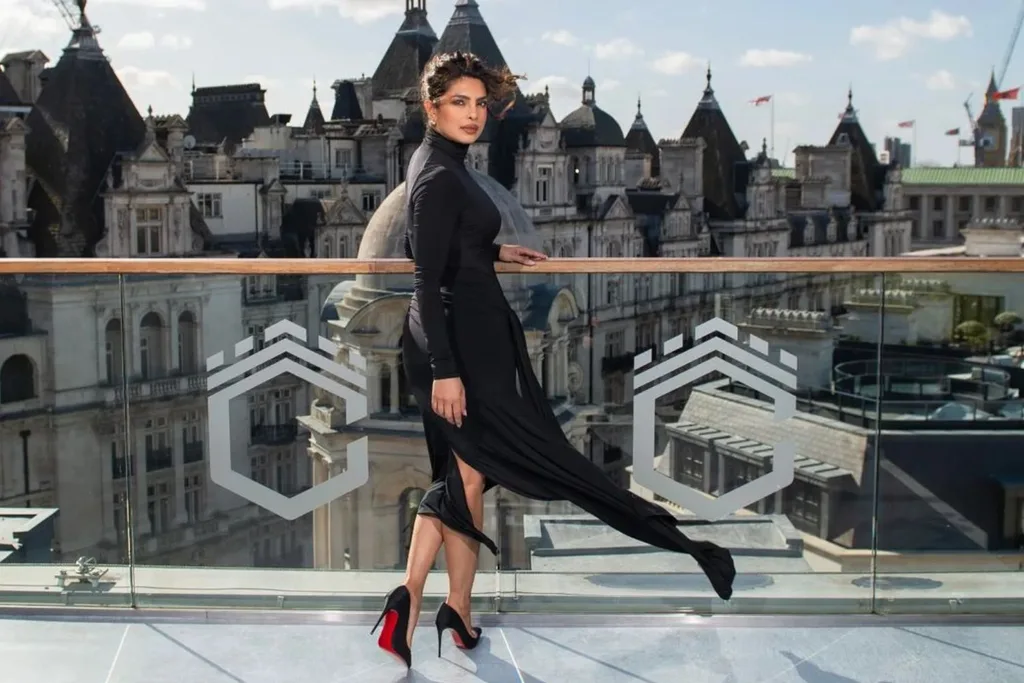 priyanka-chopra-jonas-poses-on-rooftop-in-London-to-promote-new-tv-series