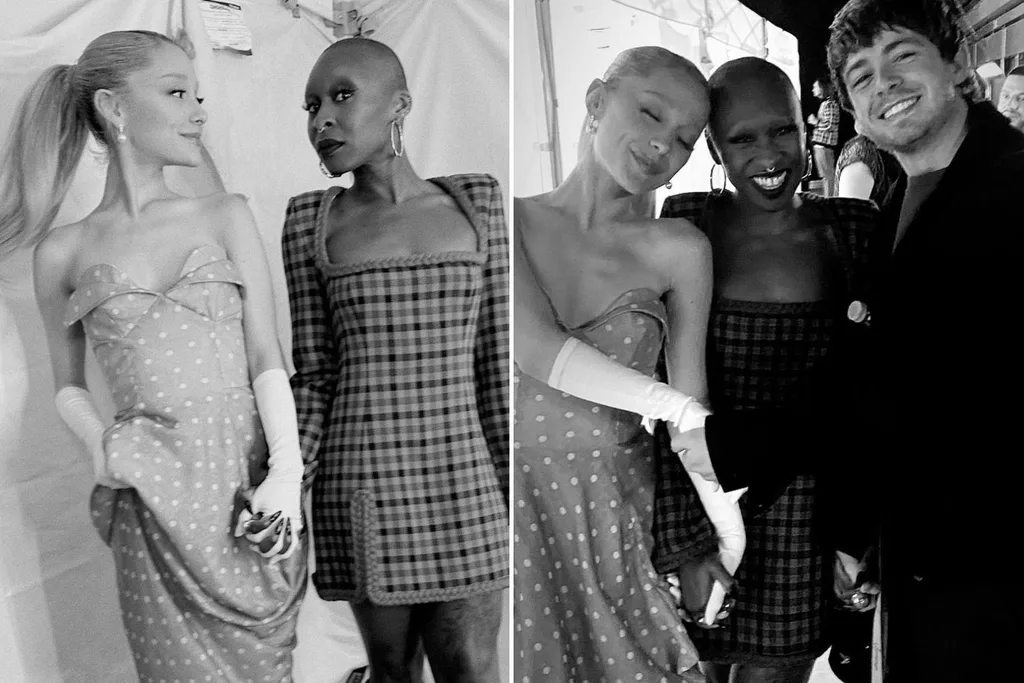 composite-black-and-white-images-of-ariana-grande-and-cynthia-erivo