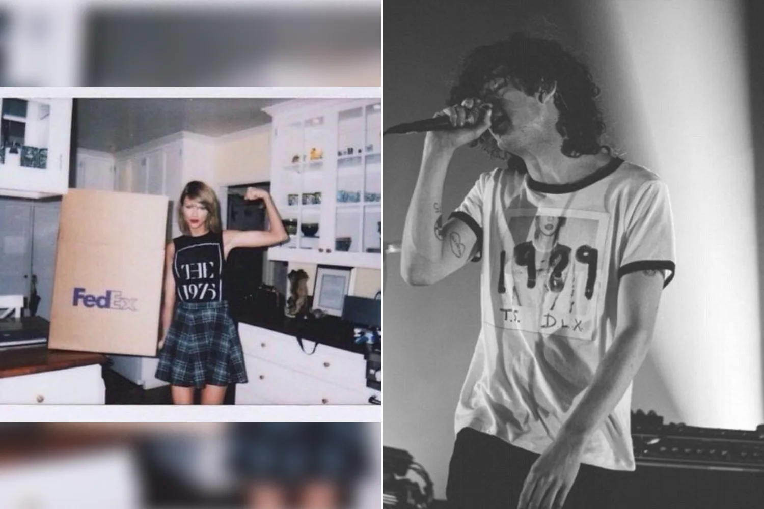 Matty Healy and Taylor Swift