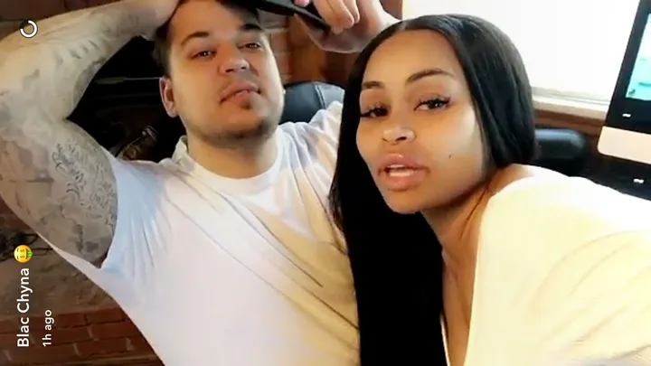 Rob Kardashian and Blac Chyna.