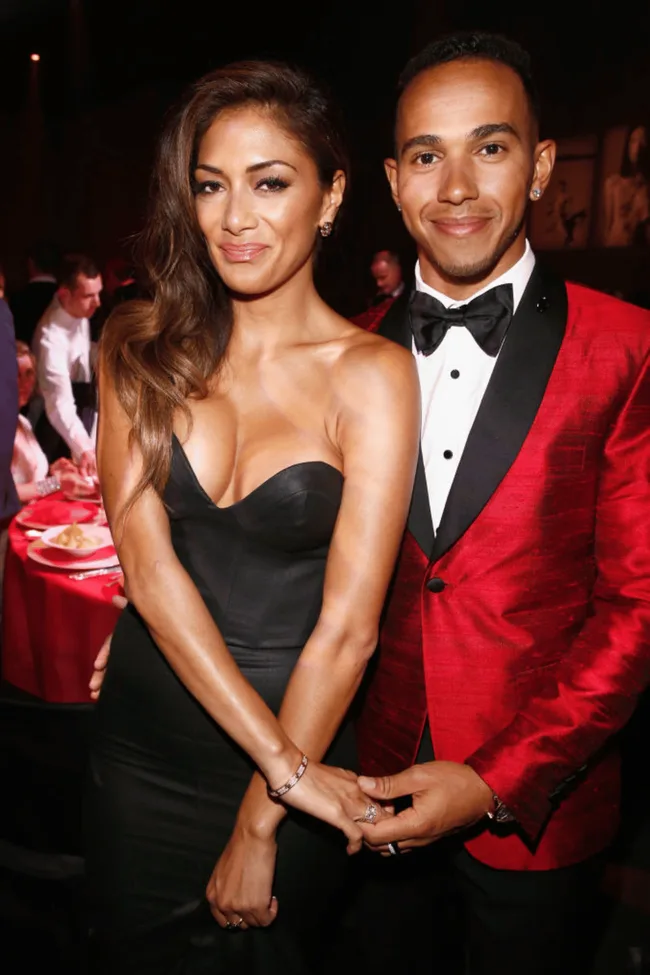 Lewis Hamilton and Nicole Scherzinger