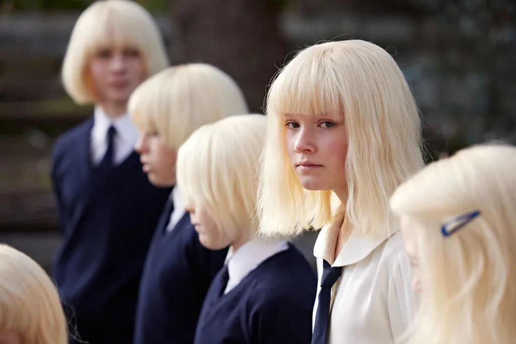 Amy Savage plays one of the children of the cult.