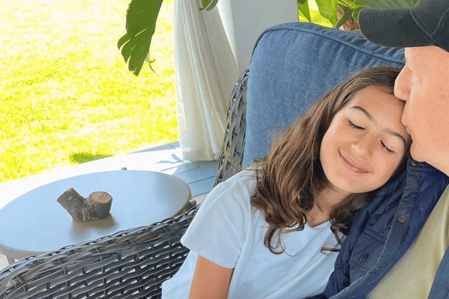 Bruce Willis and his daughter Mabel.