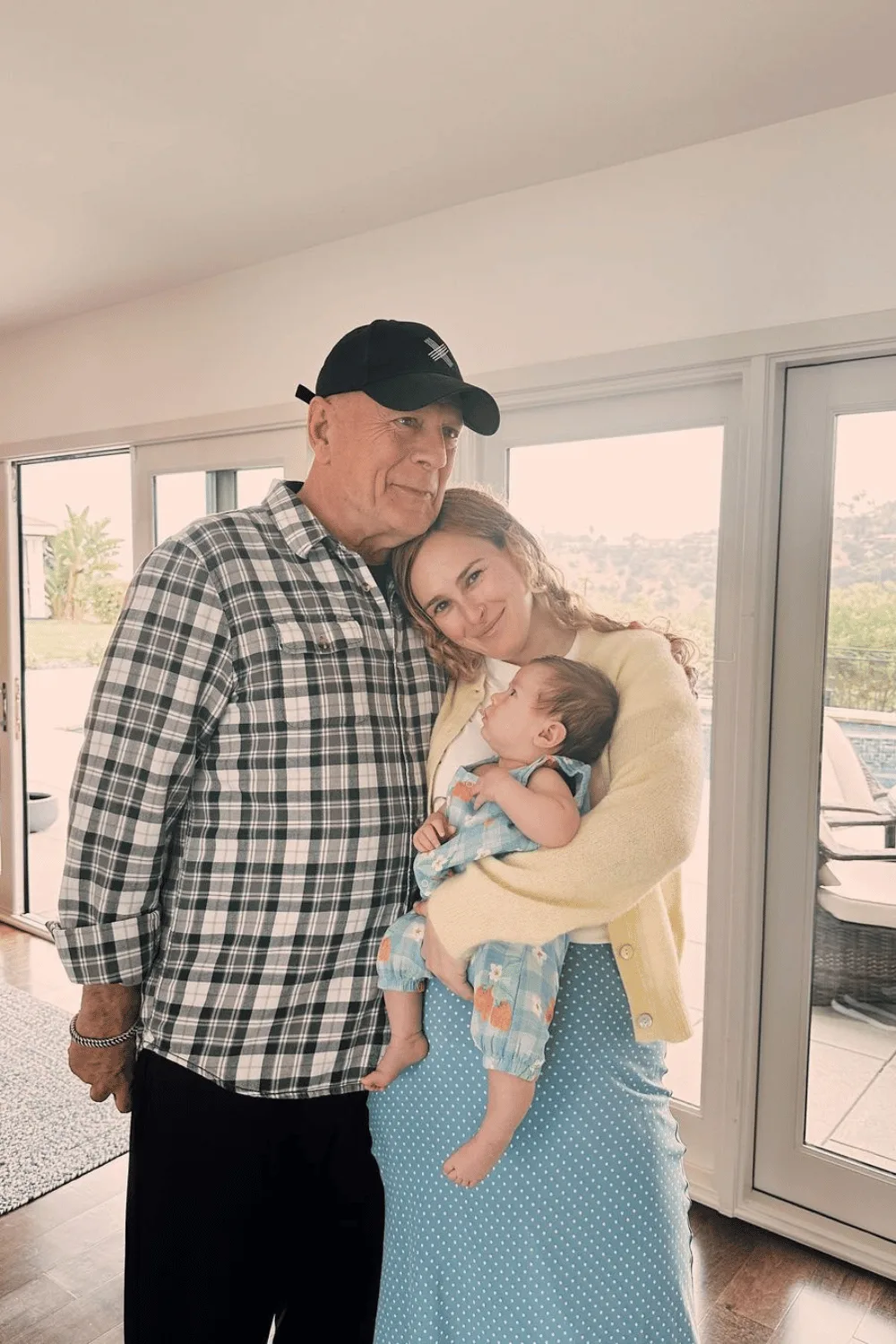 Bruce Willis and Rumer.