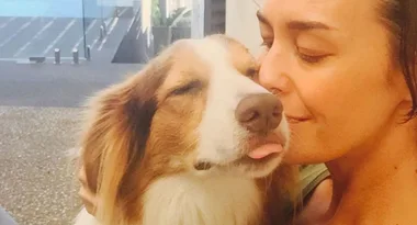 Megan Gale and family pay tribute to beloved family dog