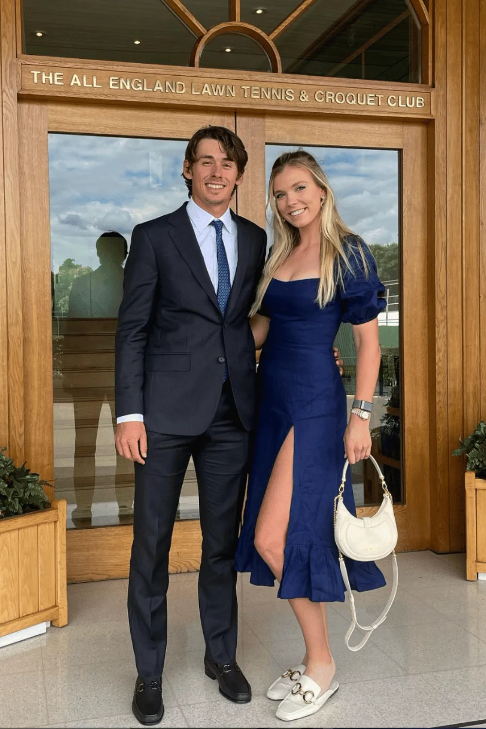 Alex de Minaur and Katie Boulter. 