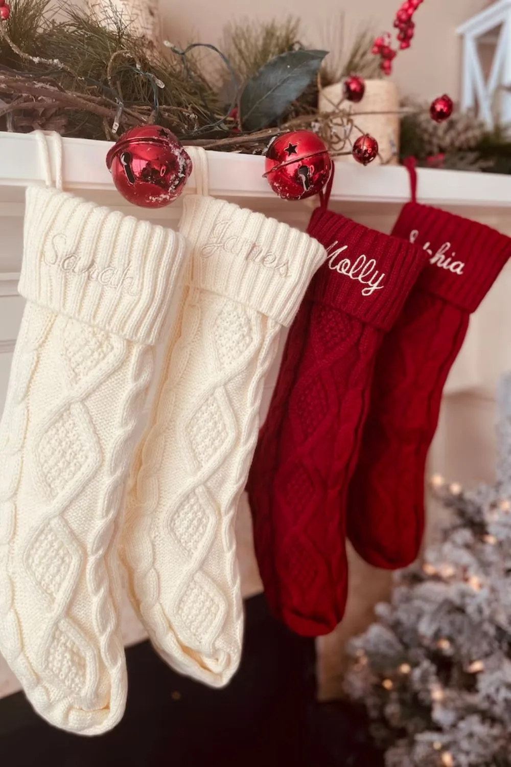 Christmas stocking knitted