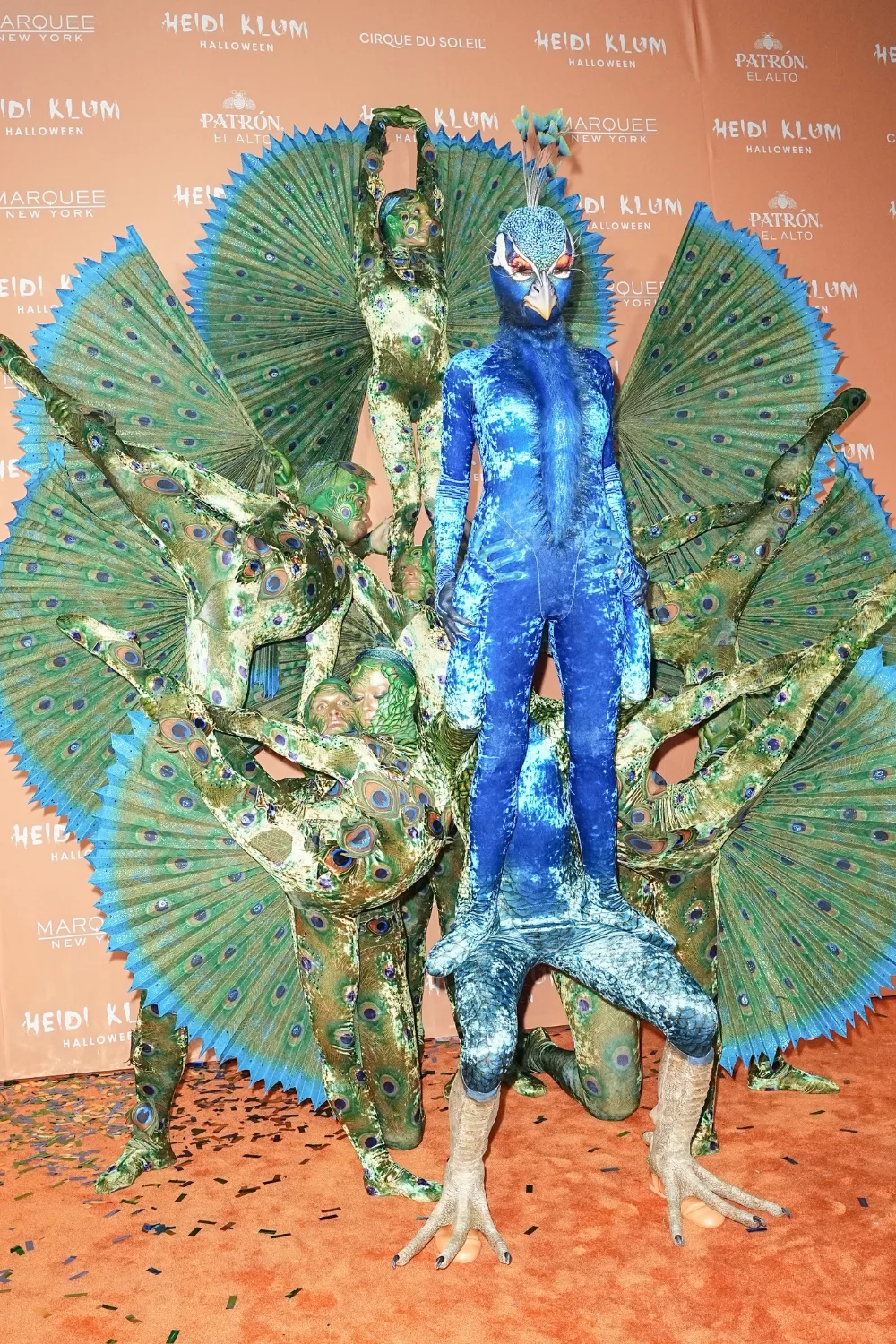 heidi-klum-halloween-costume-2023-peacock