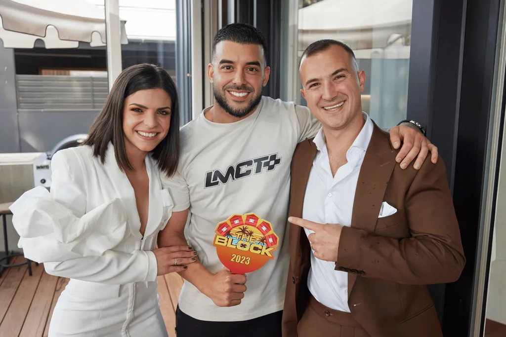 adrian portelli and last year’s winners Steph and Gian Ottavio