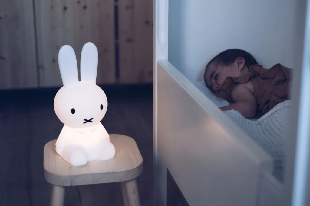 A good nightlight is essential for middle-of-the-night feeds and nappy changes. We like the Mr Maria 'Miffy' light.