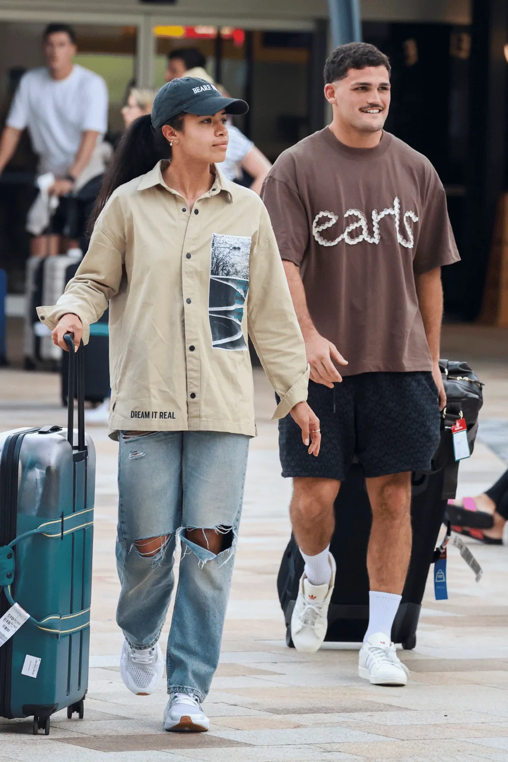 Nathan cleary and mary fowler sydney airport