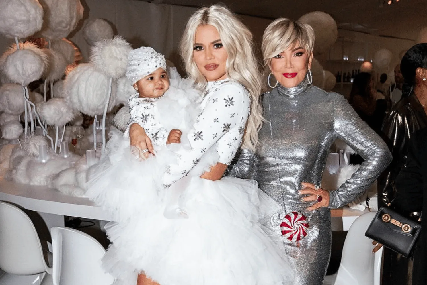 khloe kardashian christmas eve party 2018