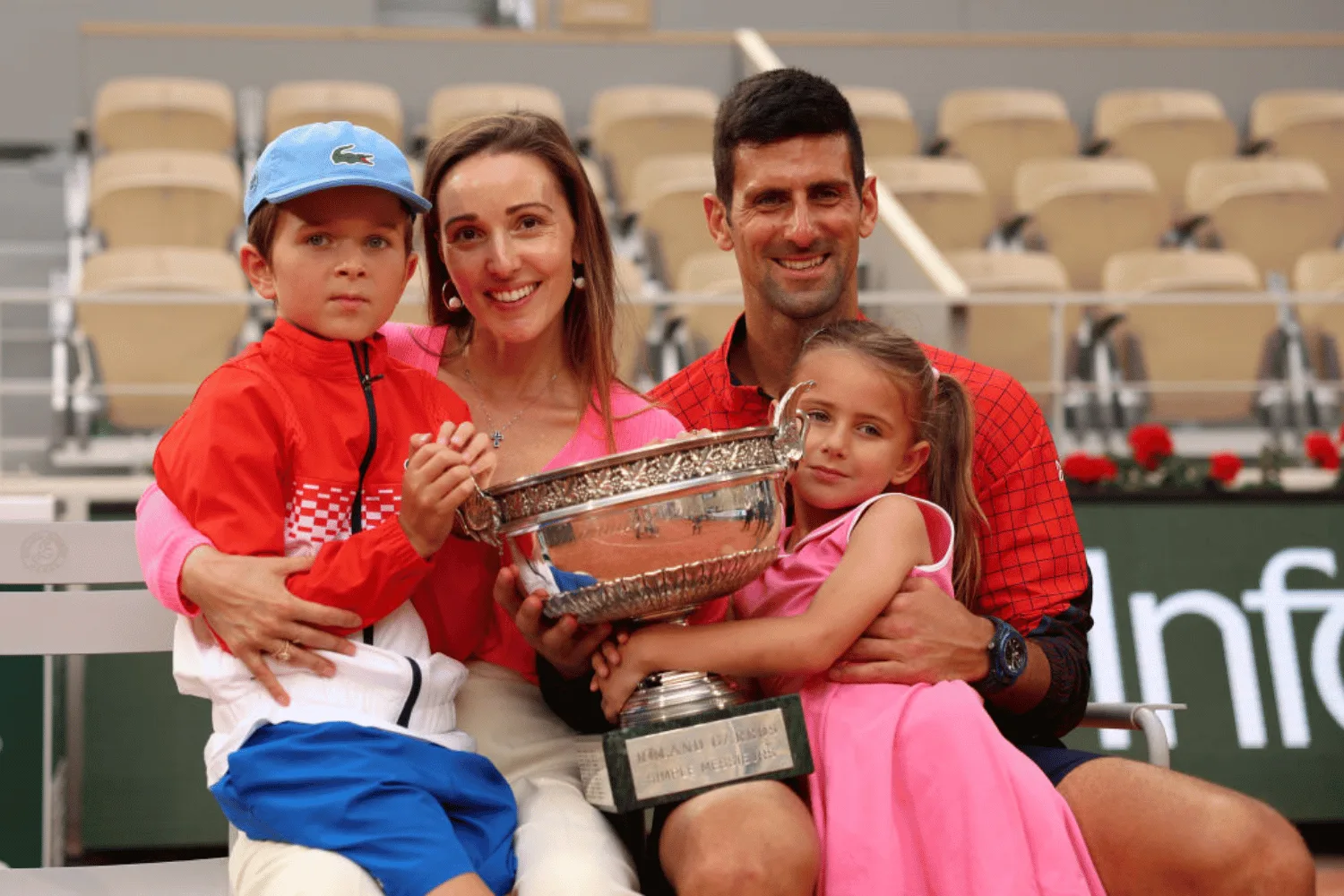 novak djokovic wife jelena and children