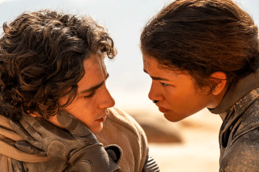 dune: part two timothee and zendaya