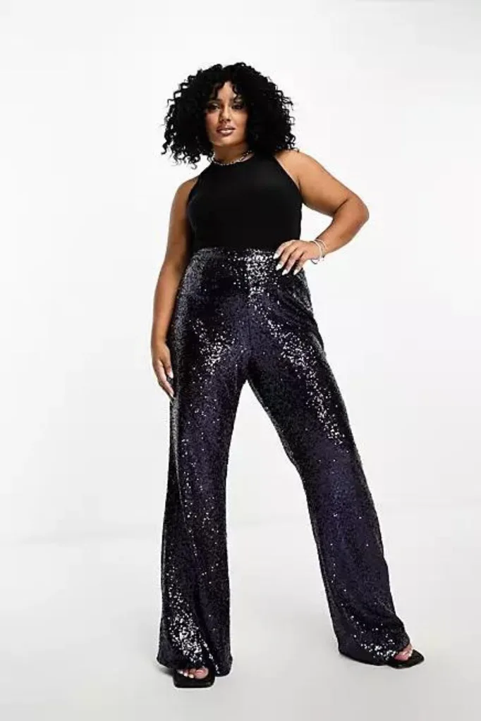 midnights blue sequin pants eras tour outfit ideas