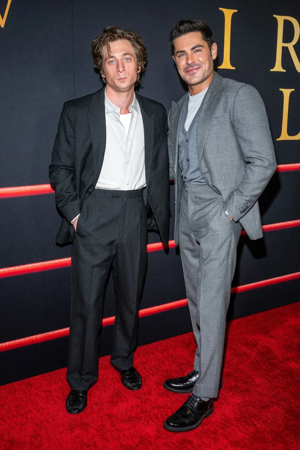 Jeremy-allen-white-and-zac-efron-stand-on-the-red-carpet-together
