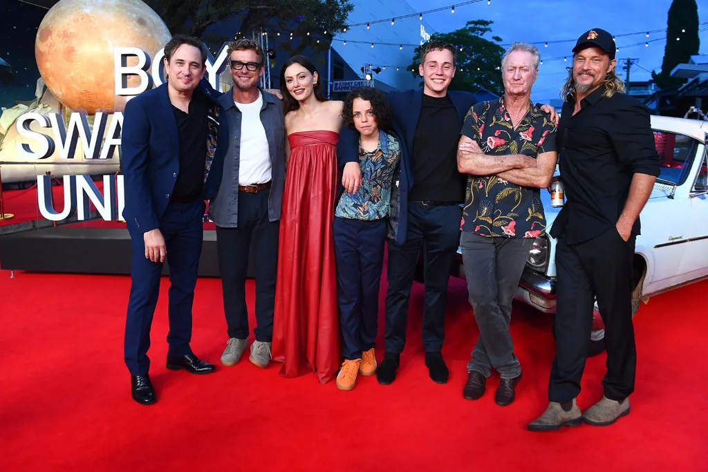 The cast of Boy Swallows Universe on the red carpet for Brisbane premiere.