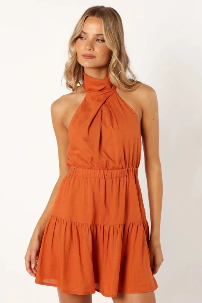 Petal and Pup Langford Halter dress