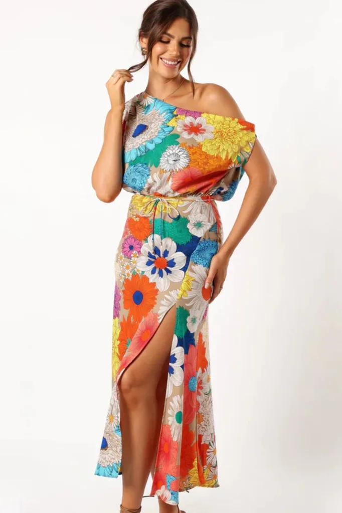 Petal and Pup Liv off shoulder midi dress