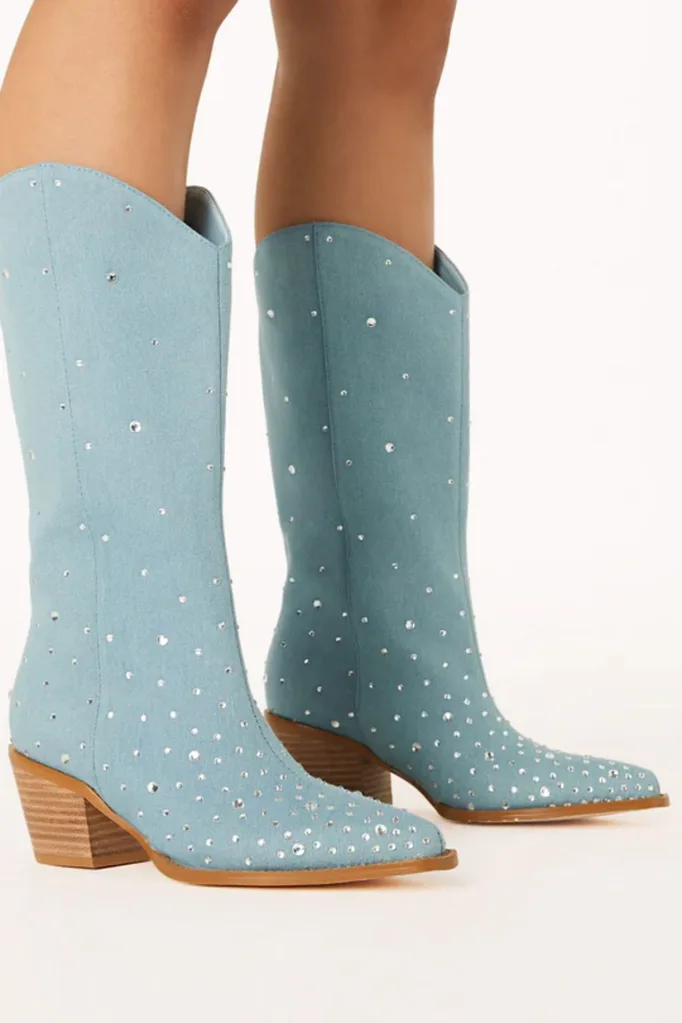 Petal and Pup Deniz cowboy boot