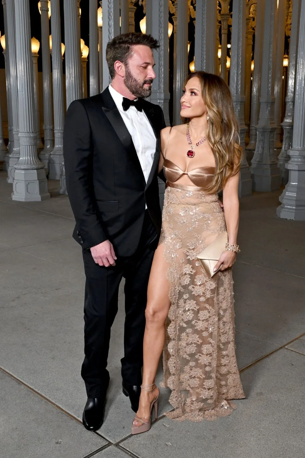 Affleck and Lopez attend the 2023 LACMA Art+Film Gala