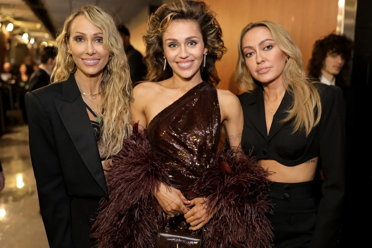 Tish, Miley and Brandi Cyrus