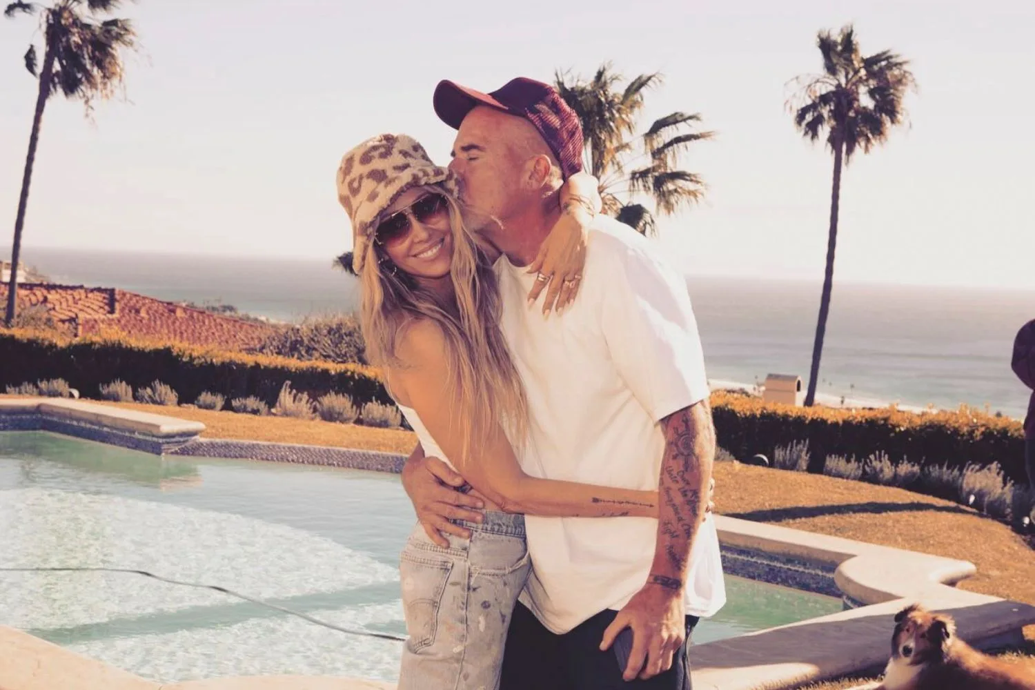 Tish Cyrus and Dominic Purcell