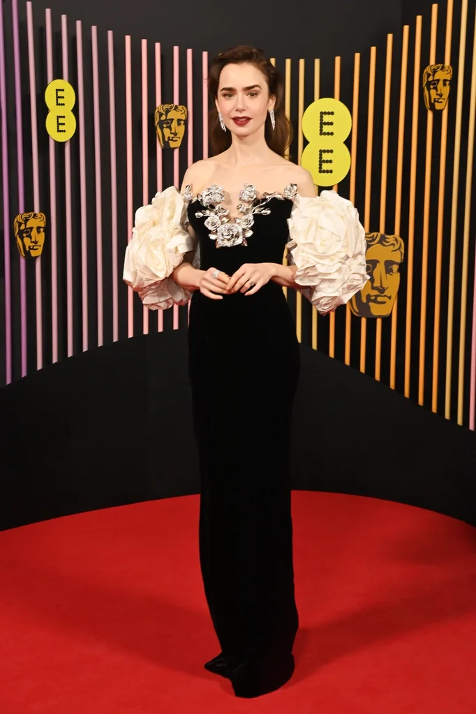 lily-collins-baftas-2024