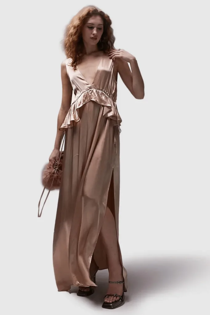 dusty pink bridesmaid dresses