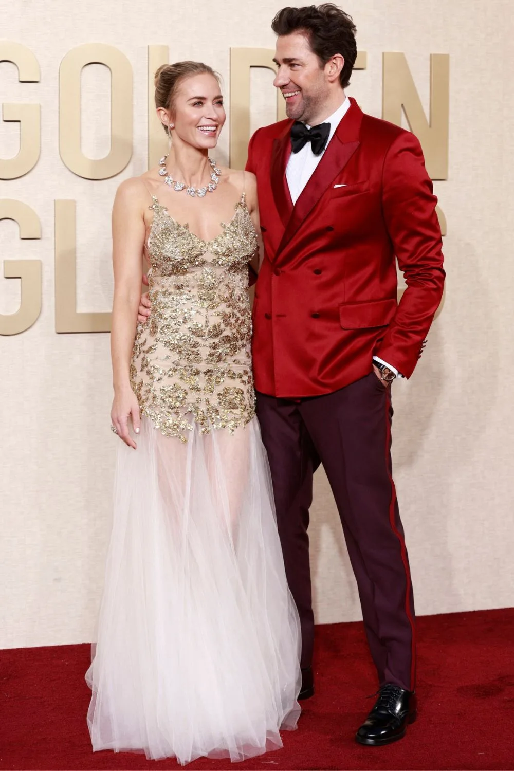 Emily Blunt with husband John Krasinsky