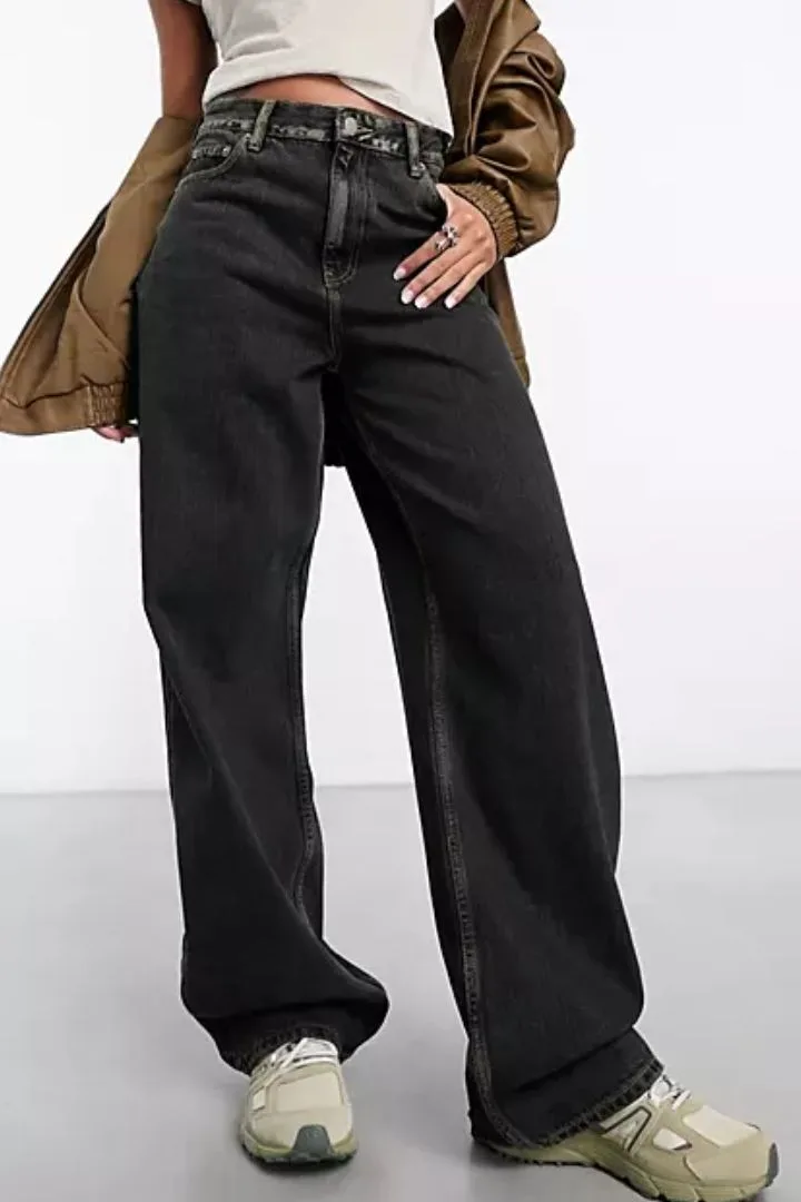 ASOS Dr Denim relaxed black jean