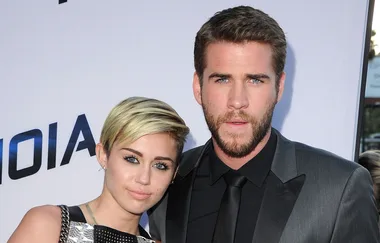 Miley Cyrus shares sweet throwback photo of her kissing Liam Hemsworth