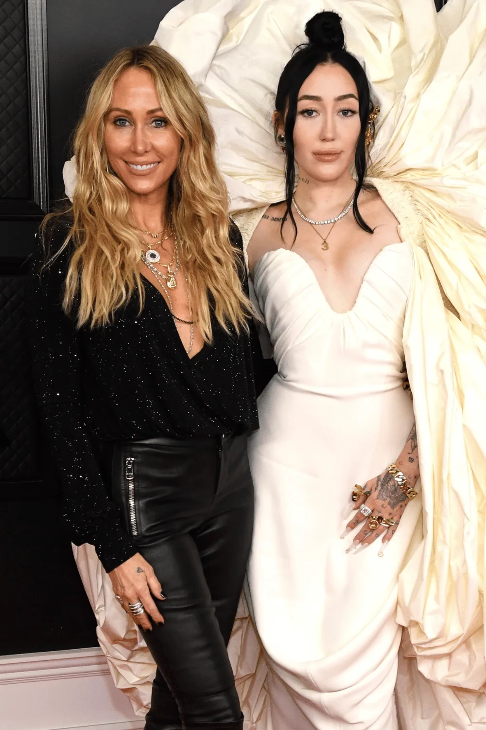 Tish and daughter Noah. Image: Getty.