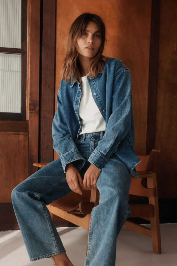 Rylee Denim Overshirt from Assembly Label