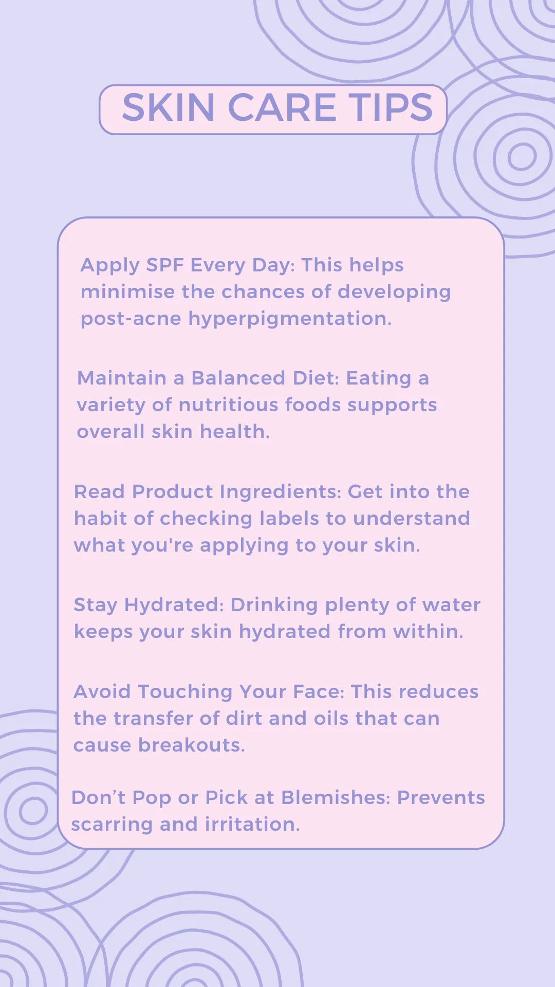 20s skin care tips