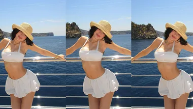 kylie jenner on a boat