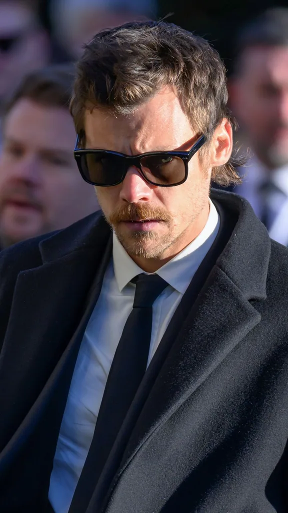Harry Styles at Liam Payne's funeral