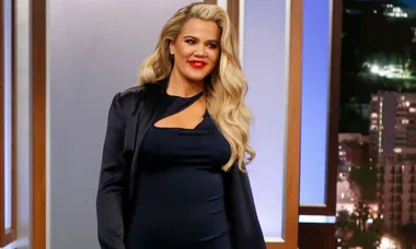 Khloe Kardashian steps out with newborn True Thompson