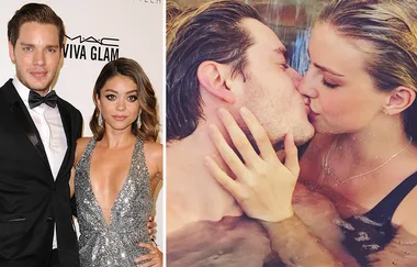 Dominic Sherwood Makes Out With New Girlfriend & Sarah Hyland Shades The Hell Out Of Him