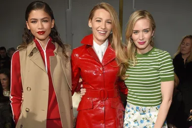 Zendaya Just Served Some Serious Side-Eye At Blake Lively And Emily Blunt During NYFW