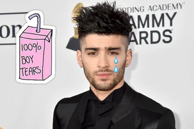 Zayn just posted a bunch of weird AF Insta-pics and fans are concerned