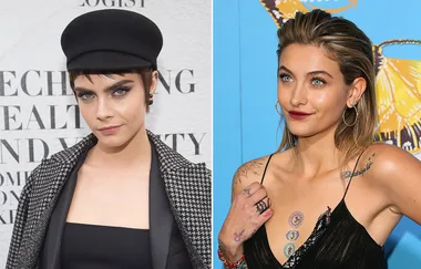Paris Jackson and Cara Delevingne cuddling in bed together is a VIBE