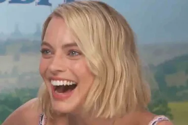 The adorable moment Margot Robbie’s little brother surprised her during an interview