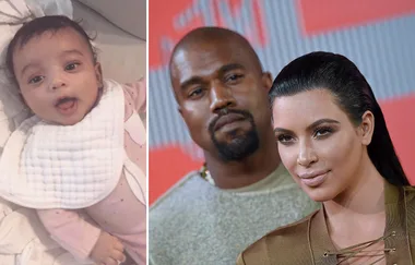 Kim Kardashian just shared the first family photo featuring Chicago
