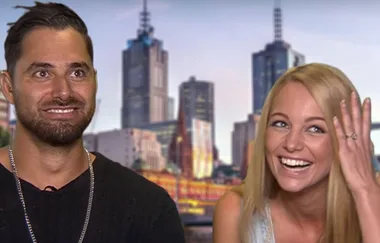 Bachie’s Leah Costa shows off her engagement ring on TV